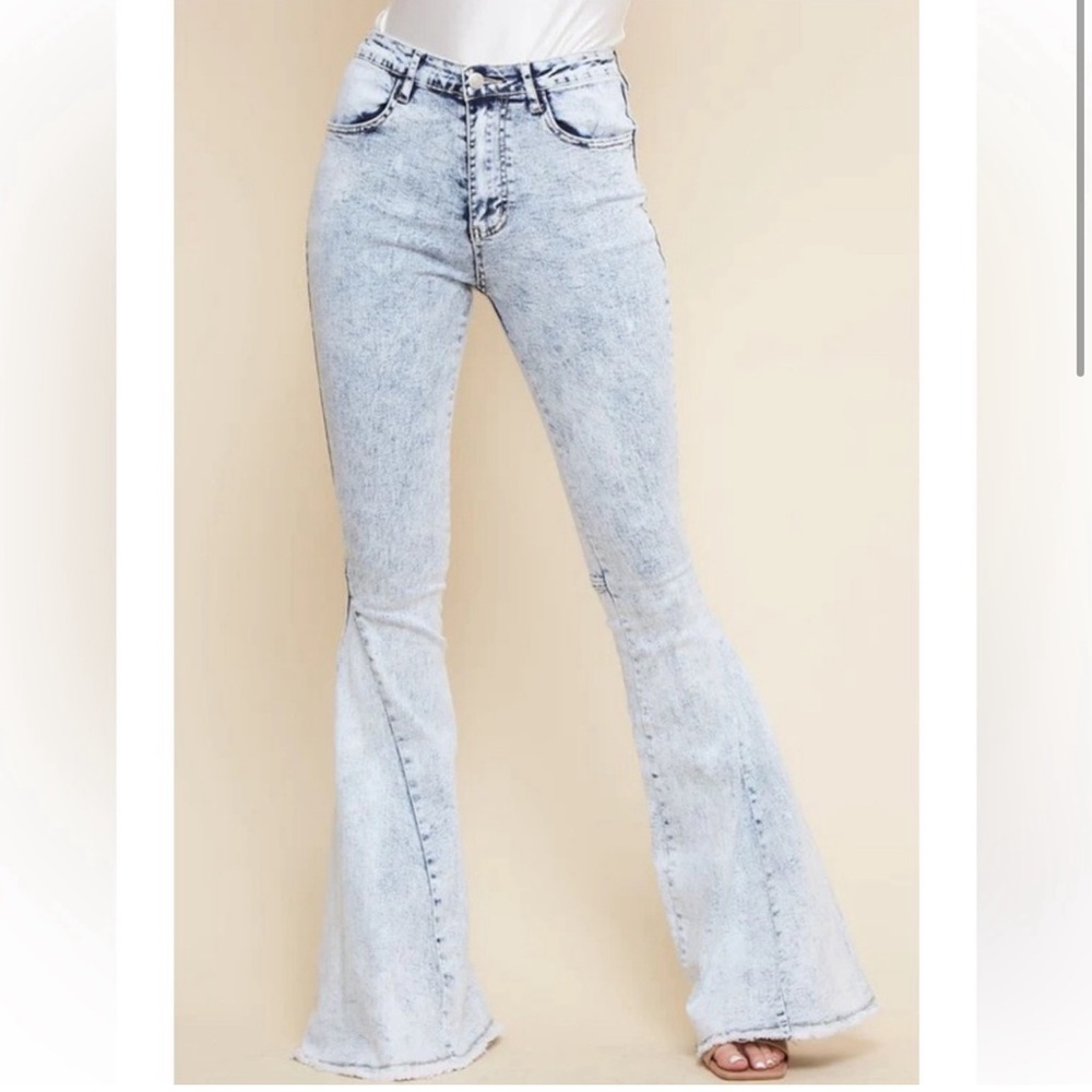 Altar'd State Light Blue Boot Cut Jeans
